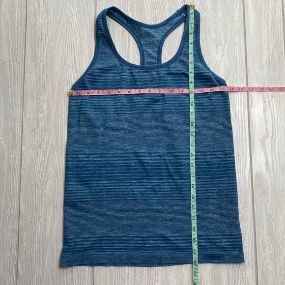 Patagonia Women's Gatewood Racerback Blue Stripe Tank Top Size Small - Picture 5 of 7